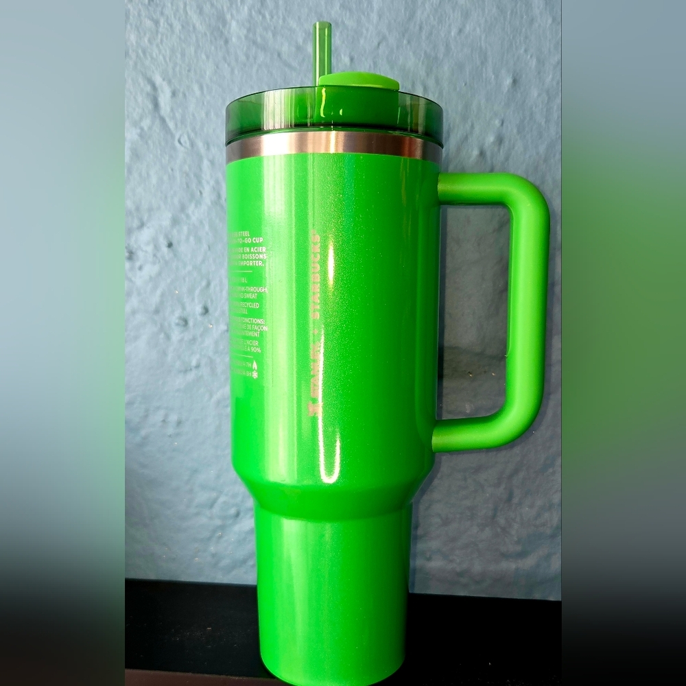 Starbucks Bright Green Coffee Tumbler